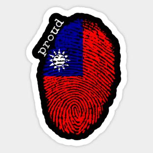 Taiwan flag Sticker